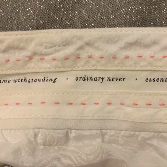 Anthropologie black and white toile, slim leg pant, size 0 - Picture 13 of 16